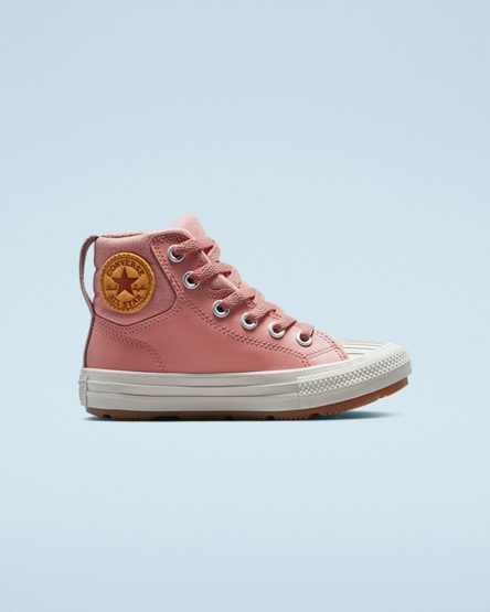 Tenisi Inalti Baieti Converse Piele Chuck Taylor All Star Berkshire Boot Color Roz | RO RFZXS284